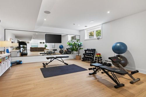 Salle d'exercice - 3 Rue Cambridge, Baie-D'Urfé, QC - Indoor Photo Showing Gym Room