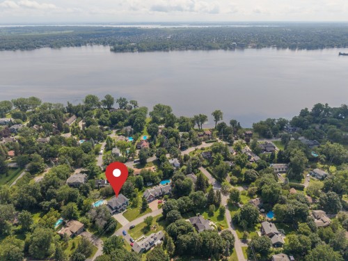 Photo aérienne - 3 Rue Cambridge, Baie-D'Urfé, QC - Outdoor With Body Of Water With View