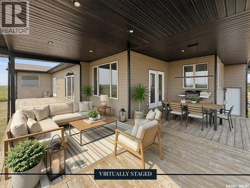 North Sk Landing Acreage, Saskatchewan Landing, SK - Outdoor With Deck Patio Veranda With Exterior