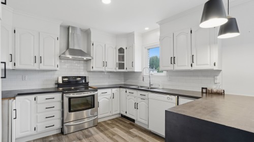 Cuisine - 645 175E Rue, Saint-Georges, QC - Indoor Photo Showing Kitchen With Double Sink With Upgraded Kitchen