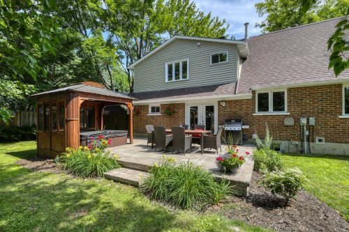 Back of Structure - 1 Place De Chazelles, Lorraine, QC - Outdoor With Deck Patio Veranda