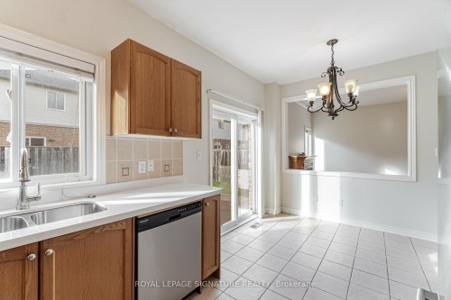 1015 Eager Road, Milton, ON - Indoor Photo Showing Kitchen With Double Sink