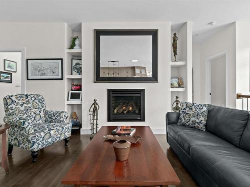 556 Duart Avenue, Fall River, NS - Indoor Photo Showing Living Room With Fireplace