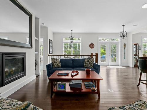 556 Duart Avenue, Fall River, NS - Indoor Photo Showing Living Room With Fireplace