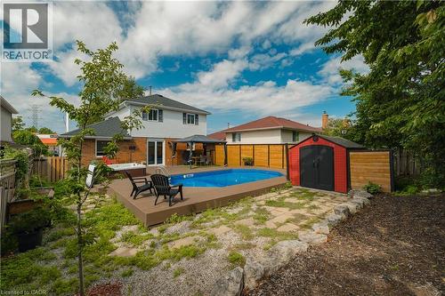 22 Driftwood Drive, Kitchener, ON - Outdoor With In Ground Pool With Exterior