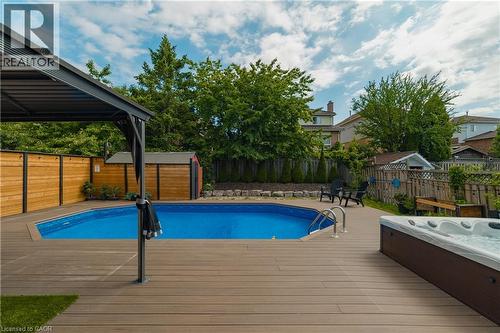 22 Driftwood Drive, Kitchener, ON - Outdoor With In Ground Pool