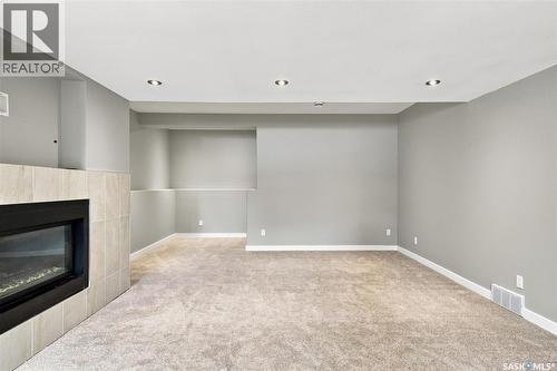 215 Padget Crescent, Saskatoon, SK - Indoor With Fireplace