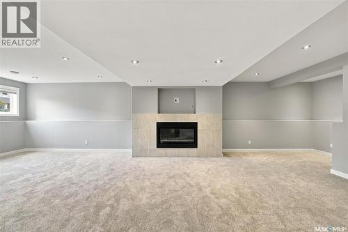 215 Padget Crescent, Saskatoon, SK - Indoor With Fireplace