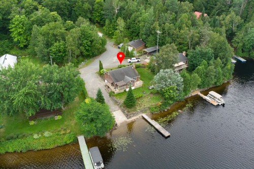 Photo aérienne - 4320 Rue Laval, Chertsey, QC - Outdoor With Body Of Water