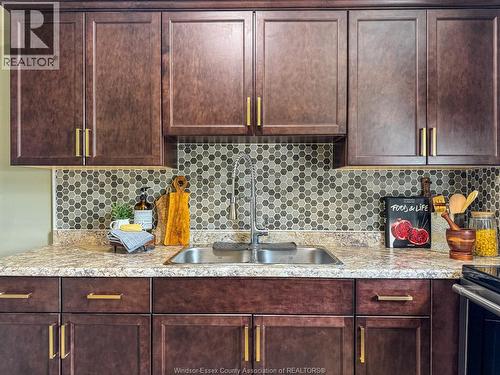 1720 Marentette Avenue, Windsor, ON - Indoor Photo Showing Kitchen With Double Sink