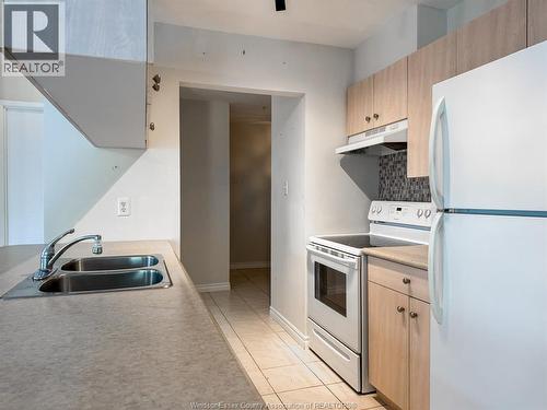 1655 Grand Marais Unit# 310, Windsor, ON - Indoor Photo Showing Kitchen With Double Sink