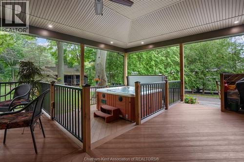 22780 Creek Road, Chatham, ON - Outdoor With Deck Patio Veranda With Exterior