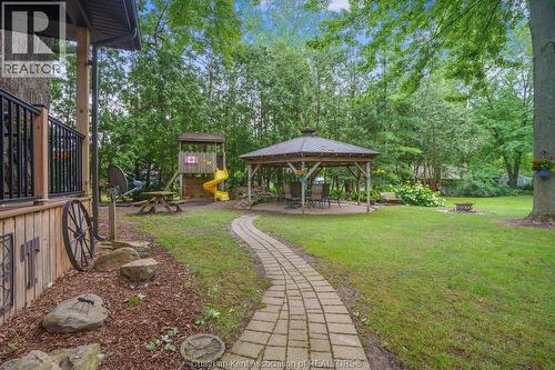 22780 Creek Road, Chatham, ON - Outdoor With Deck Patio Veranda With Backyard