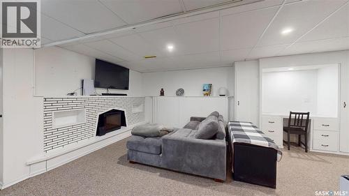 30 Probe Street, Regina, SK - Indoor With Fireplace