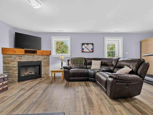 43 Juniper Way, Hubley, NS - Indoor Photo Showing Living Room With Fireplace