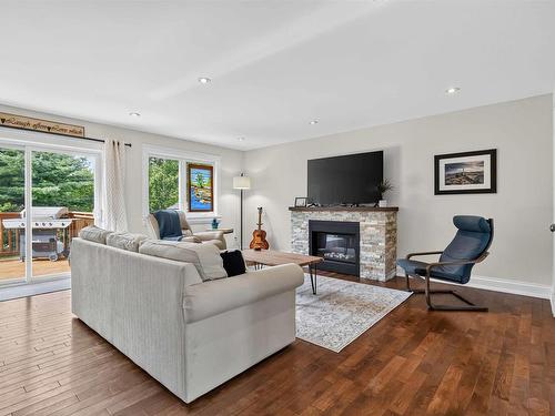 43 Juniper Way, Hubley, NS - Indoor Photo Showing Living Room With Fireplace