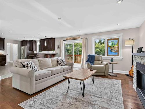43 Juniper Way, Hubley, NS - Indoor Photo Showing Living Room With Fireplace