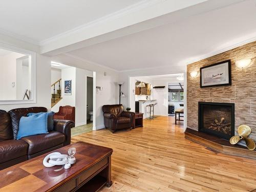 16 Wilcot Lane, Dartmouth, NS - Indoor Photo Showing Living Room With Fireplace