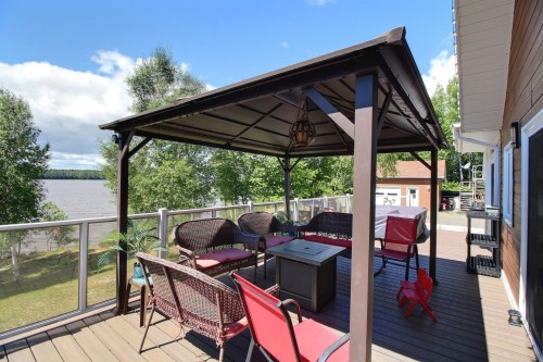Patio - 7 Ch. Proulx, Val-D'Or, QC - Outdoor With Body Of Water With Exterior