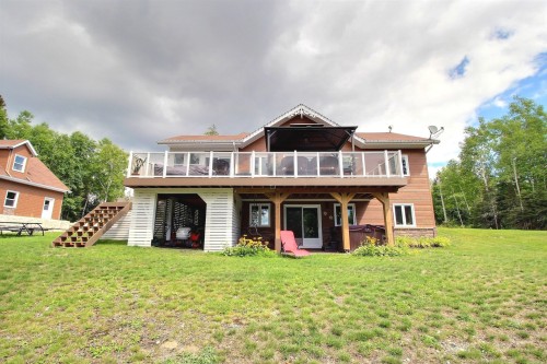 Back of Structure - 7 Ch. Proulx, Val-D'Or, QC - Outdoor With Deck Patio Veranda