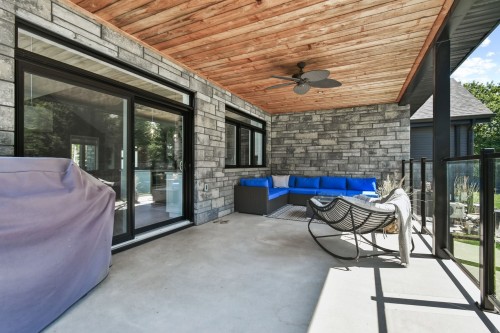 Balcony - 563 Rg De La Rivière N., Saint-Roch-De-L'Achigan, QC - Outdoor With Exterior
