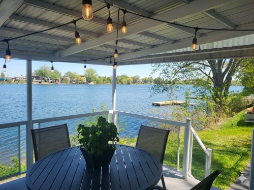 Exterior - 5 Rue Île-Mathieu, Laval (Saint-François), QC - Outdoor With Body Of Water With Deck Patio Veranda