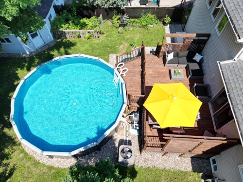 Cour - 19 Rue Des Perdrix, Gatineau (Hull), QC - Outdoor With Above Ground Pool With Exterior
