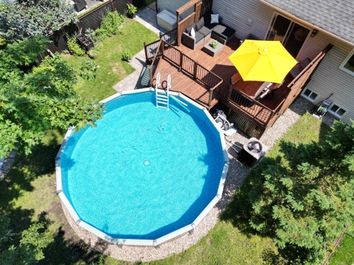 Cour - 19 Rue Des Perdrix, Gatineau (Hull), QC - Outdoor With Above Ground Pool