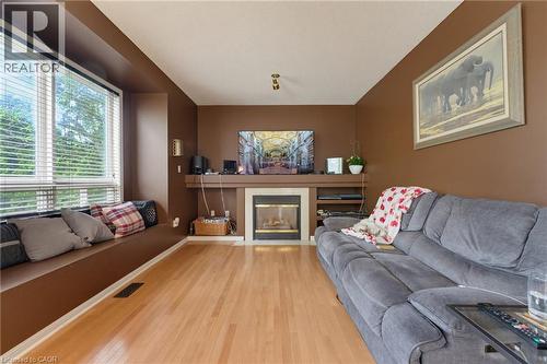 5141 Blue Spruce Avenue, Burlington, ON - Indoor Photo Showing Living Room With Fireplace