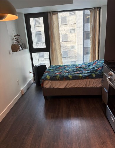 Chambre à coucher - 605-1200 Rue Jeanne-Mance, Montréal (Ville-Marie), QC - Indoor Photo Showing Bedroom