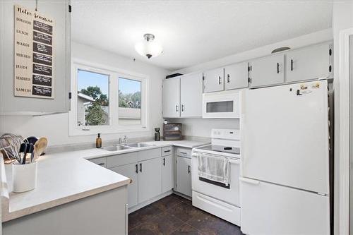 151 Dorge Dr, Winnipeg, MB - Indoor Photo Showing Kitchen With Double Sink