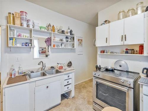 264 Union Ave, Winnipeg, MB - Indoor Photo Showing Kitchen With Double Sink