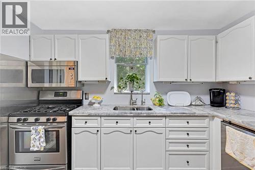 67 Queen Street W, Cambridge, ON - Indoor Photo Showing Kitchen With Double Sink