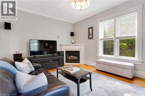 67 Queen Street W, Cambridge, ON - Indoor Photo Showing Living Room With Fireplace