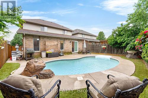 43 Liam Drive, Hamilton, ON - Outdoor With In Ground Pool