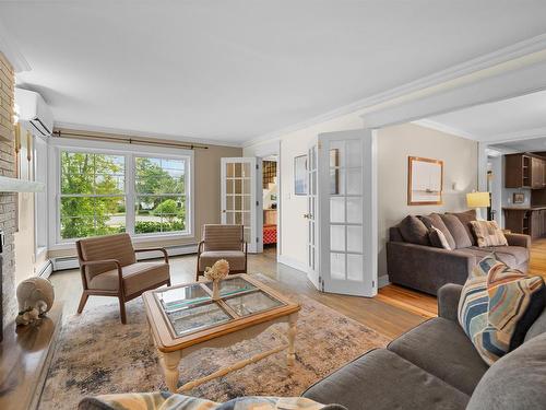 53 Parkside Drive, Charlottetown, PE - Indoor Photo Showing Living Room With Fireplace
