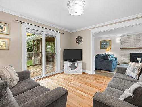 53 Parkside Drive, Charlottetown, PE - Indoor Photo Showing Living Room With Fireplace