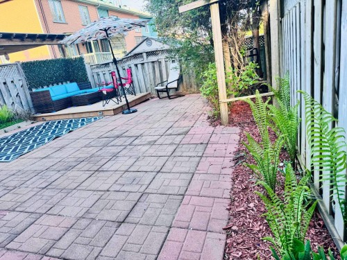 Courtyard - 9435 Rue Riverin, Brossard, QC - Outdoor With Deck Patio Veranda