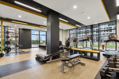 Exercise Room - 2001-5505 Boul. Du Quartier, Brossard, QC - Indoor Photo Showing Gym Room