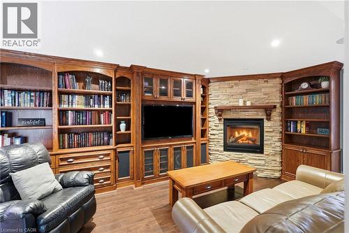 3 Mitchell Avenue, Hamilton, ON - Indoor With Fireplace