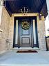 Stone veneer facade with a concrete porch - 923 Eaglecrest Court, Kitchener, ON  - Outdoor With Exterior 