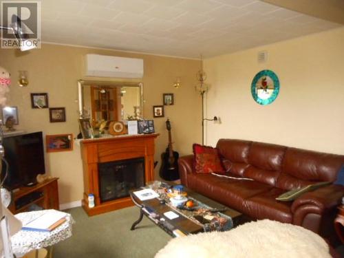 352 Main Street, Springdale, NL - Indoor Photo Showing Living Room With Fireplace
