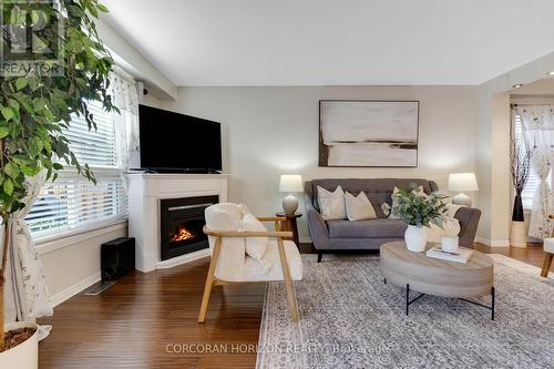 913 Copper Leaf Crescent, Kitchener, ON - Indoor Photo Showing Living Room With Fireplace