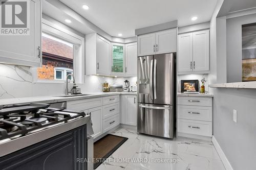 413 O'Connor Drive, Toronto, ON - Indoor Photo Showing Kitchen With Upgraded Kitchen