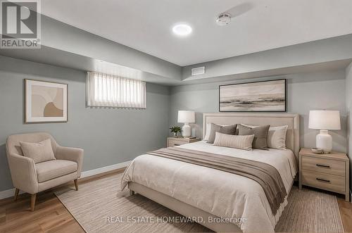 Virtual Possibility for lower level primary - 413 O'Connor Drive, Toronto, ON - Indoor Photo Showing Bedroom