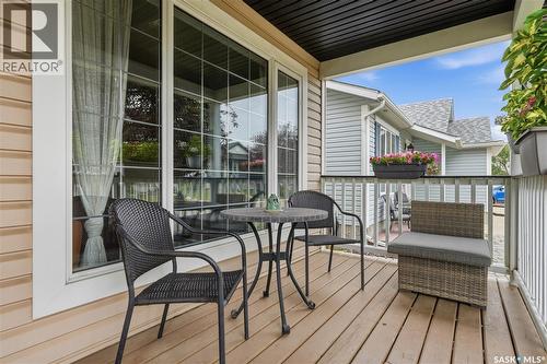 1030 Orchid Way N, Regina, SK - Outdoor With Deck Patio Veranda With Exterior