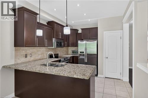 82 Maplevale Drive, Ancaster, ON - Indoor Photo Showing Kitchen With Double Sink With Upgraded Kitchen