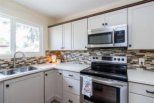 158 Howden Rd, Winnipeg, MB - Indoor Photo Showing Kitchen With Double Sink