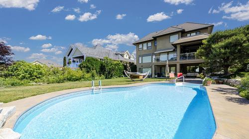 4780 Westridge Drive, Kelowna, BC - Outdoor With In Ground Pool With Backyard