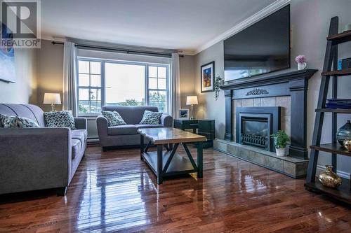 48 Canada Drive, St.John’S, NL - Indoor Photo Showing Living Room With Fireplace